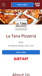 Mobile Screenshot of latanapizzeria.com